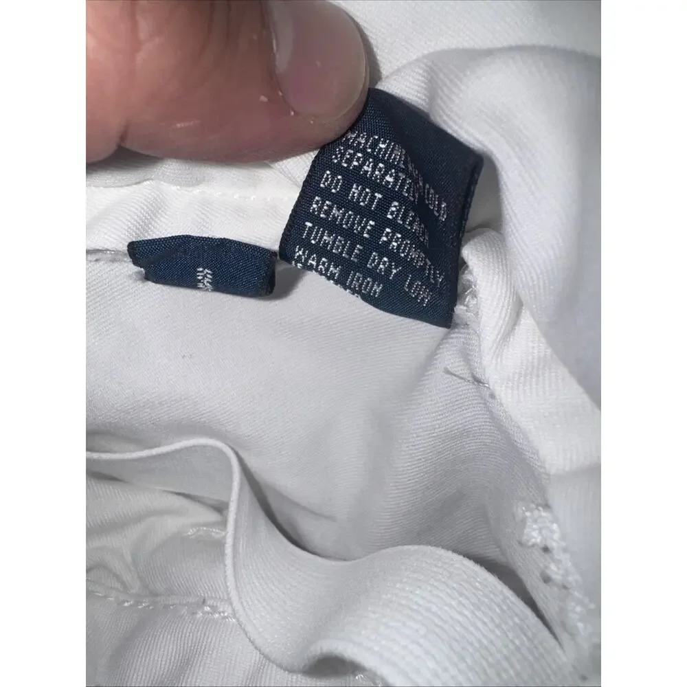 Polo Ralph Lauren Pants White 38x30 Y2K Vintage Streetwear Hip-Hop